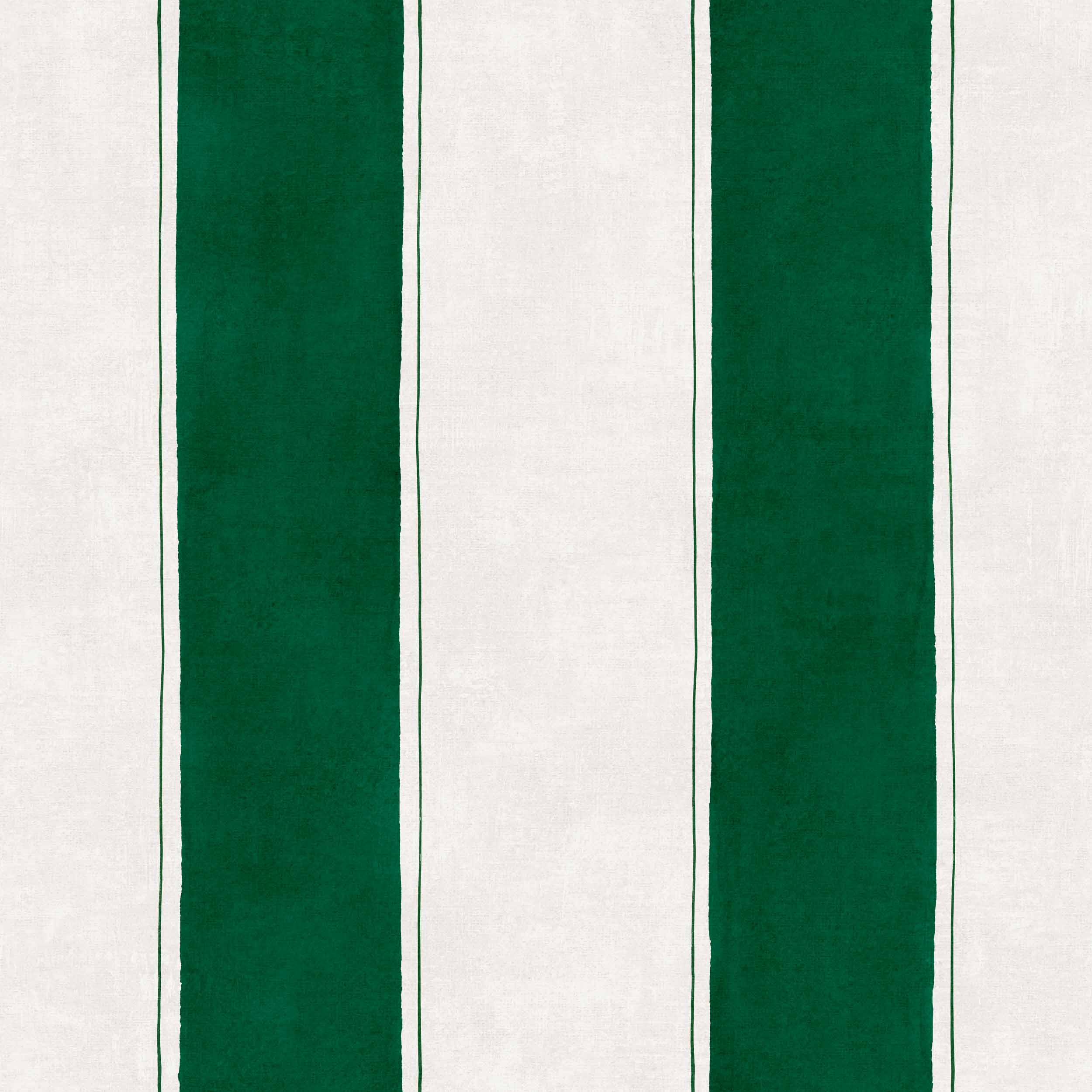 Coordonné behang Florentine Stripe Emerald D00118
