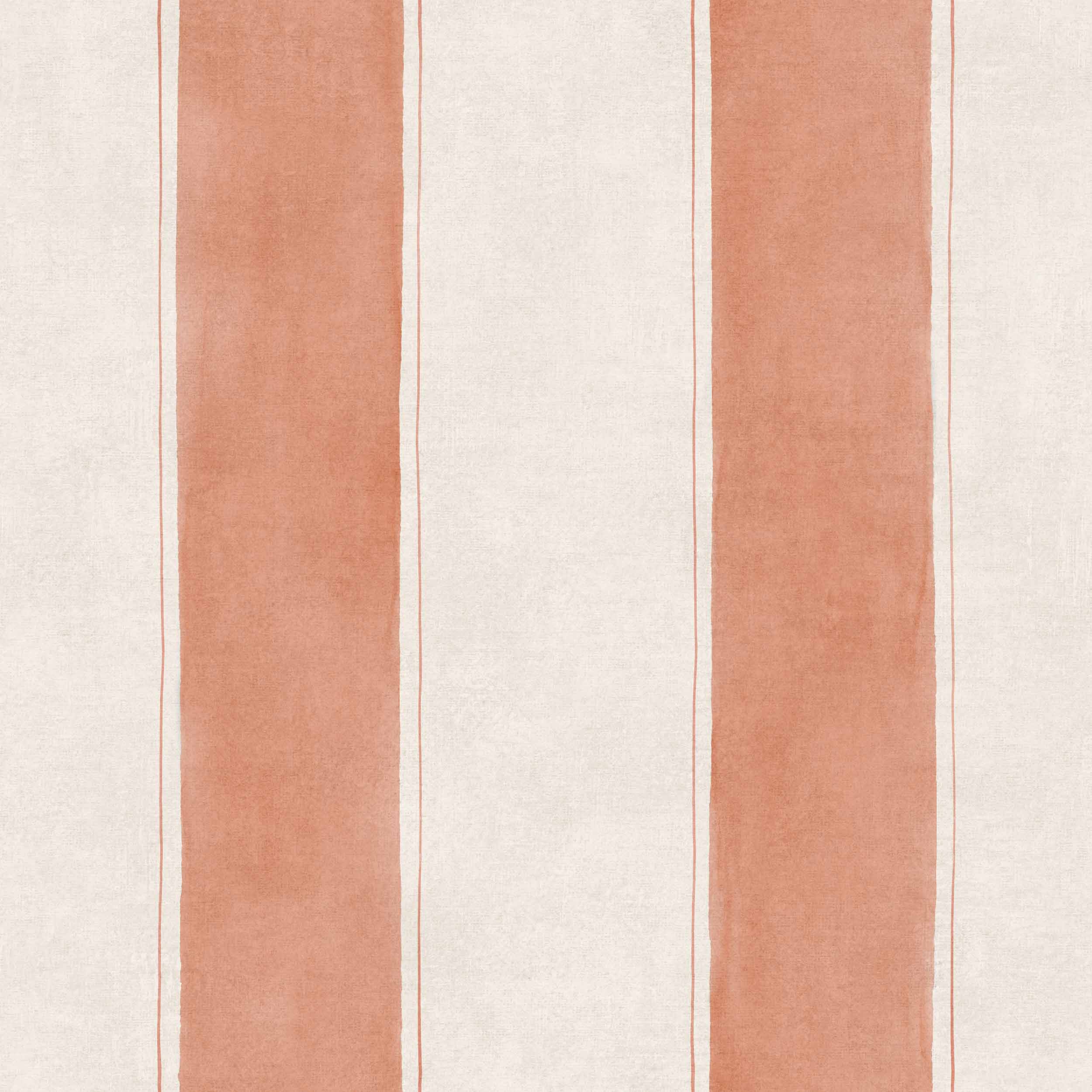 Coordonné behang Florentine Stripe Peach D00116