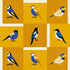 Coordonné behang Like a Bird Golden C00135