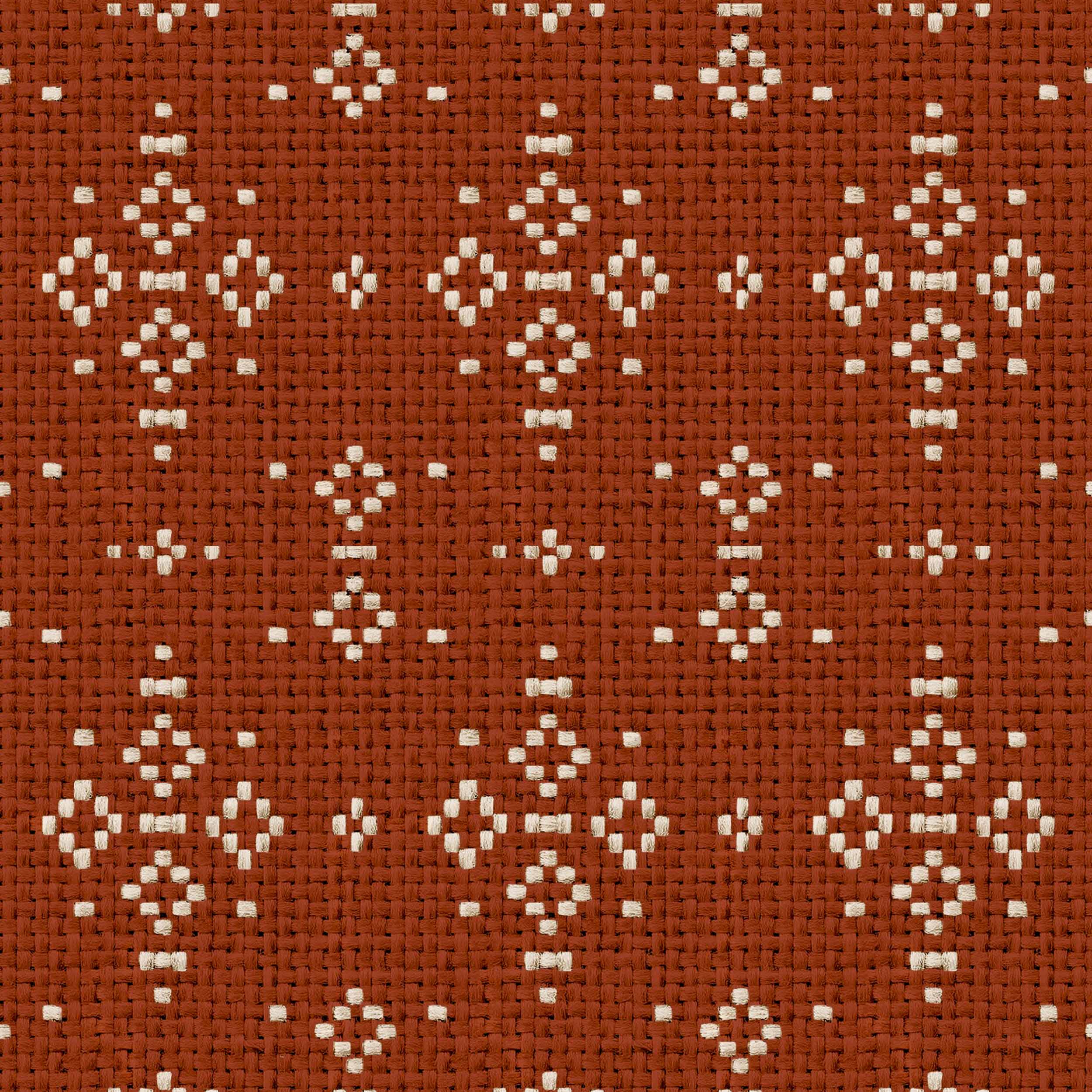 Coordonné behang Mazahua Terracota C00011