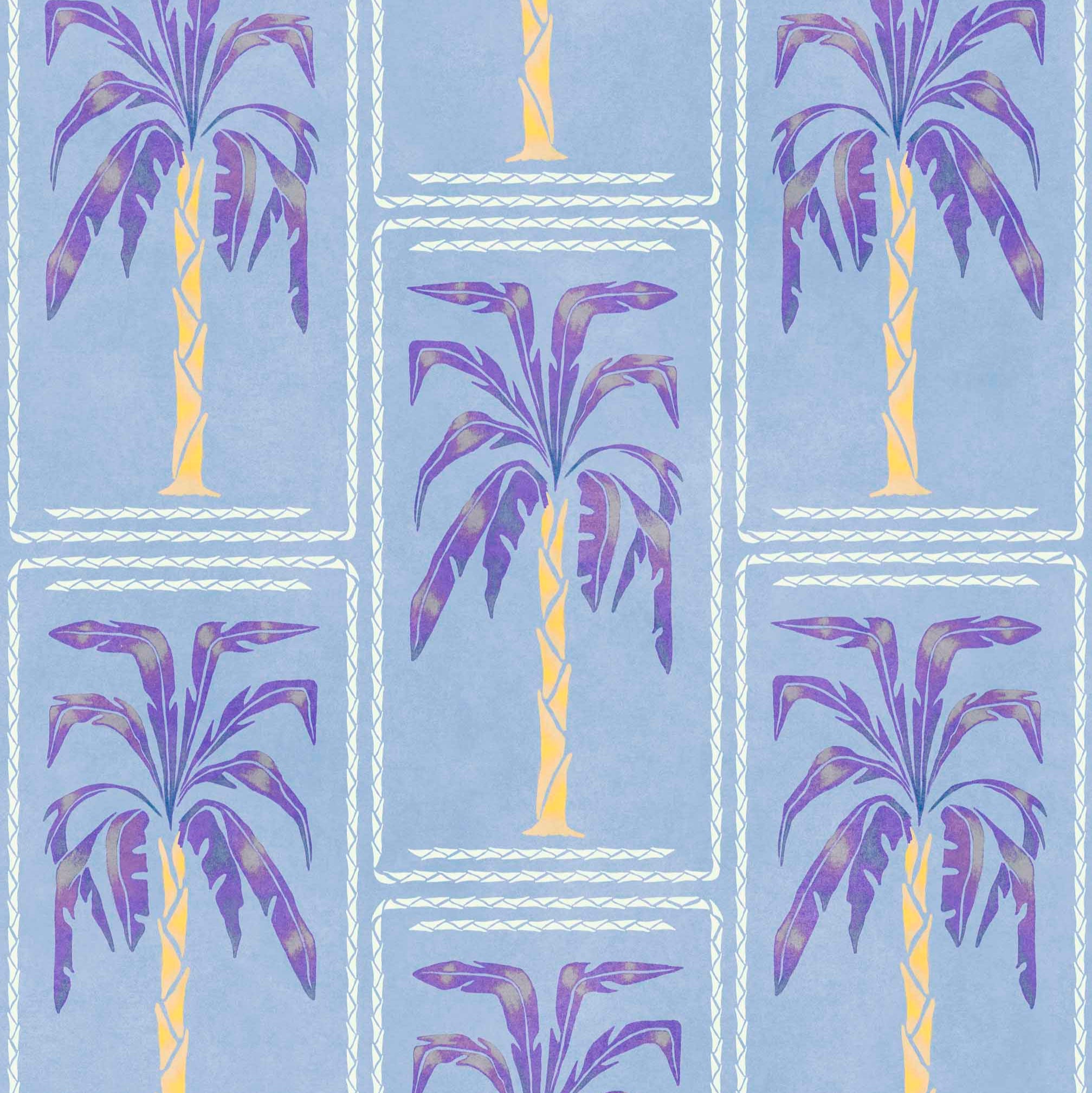 Coordonné behang Veraneo Blue C00117