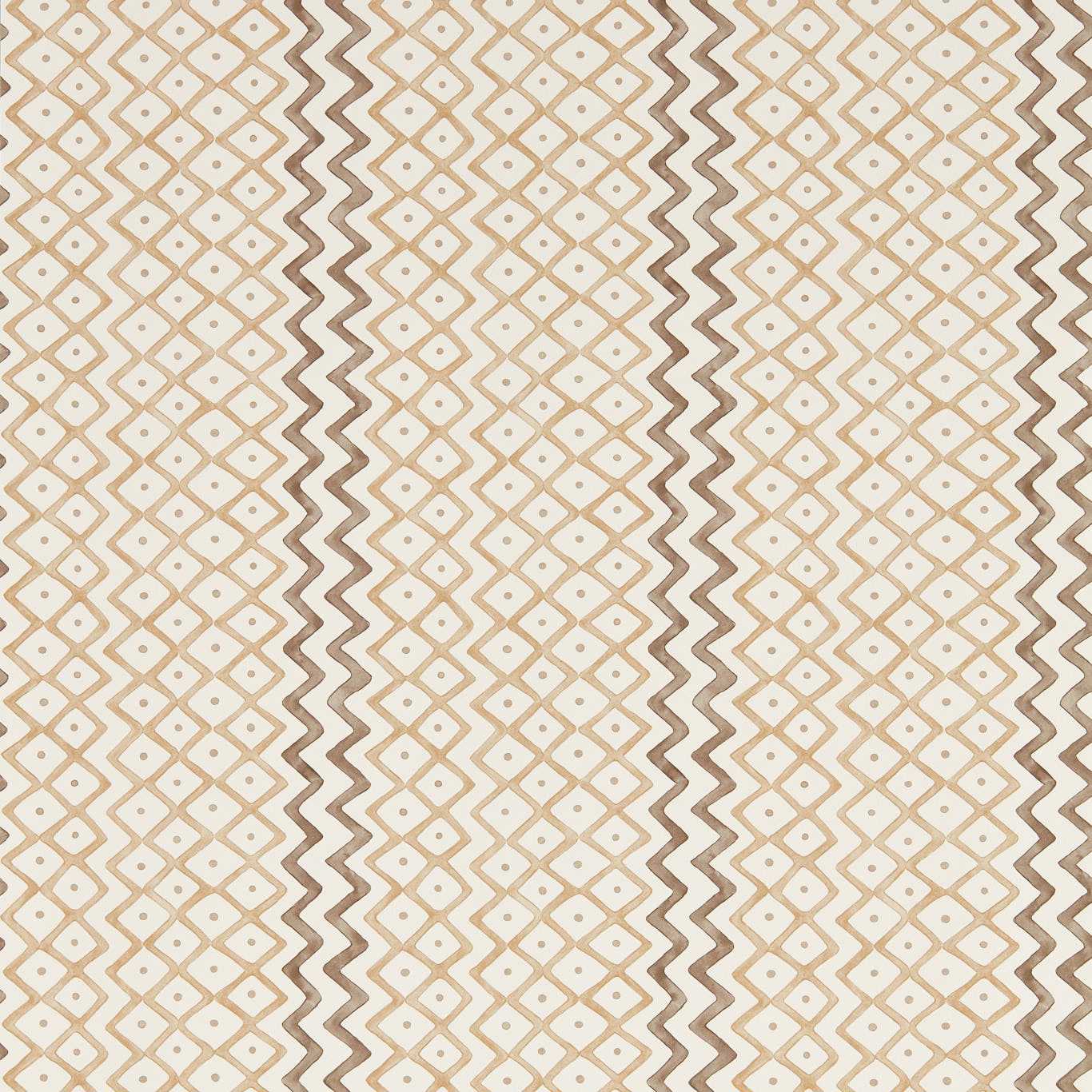Sanderson behang Khes Shiitake/Cocoa 217450
