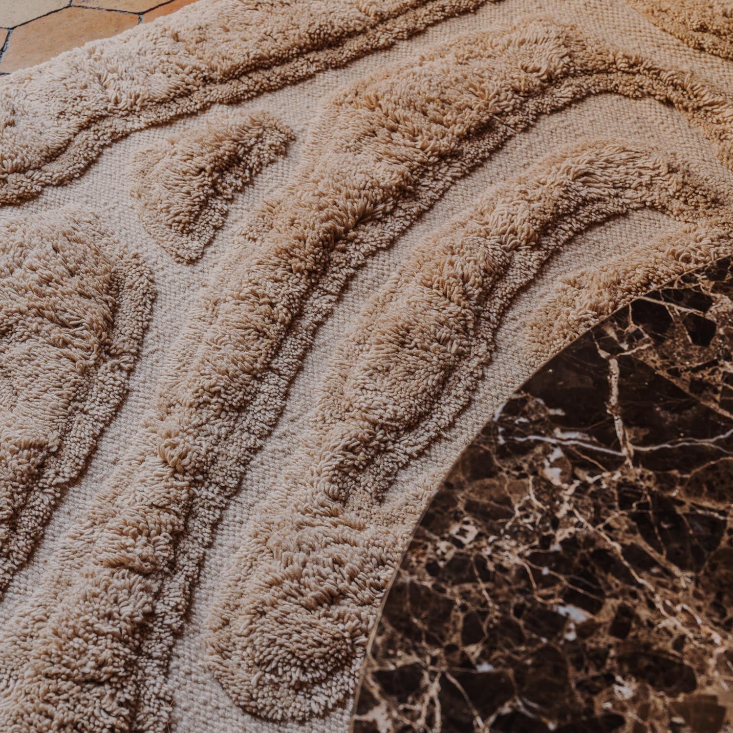 Dusty Deco Beaten Track rug ginger