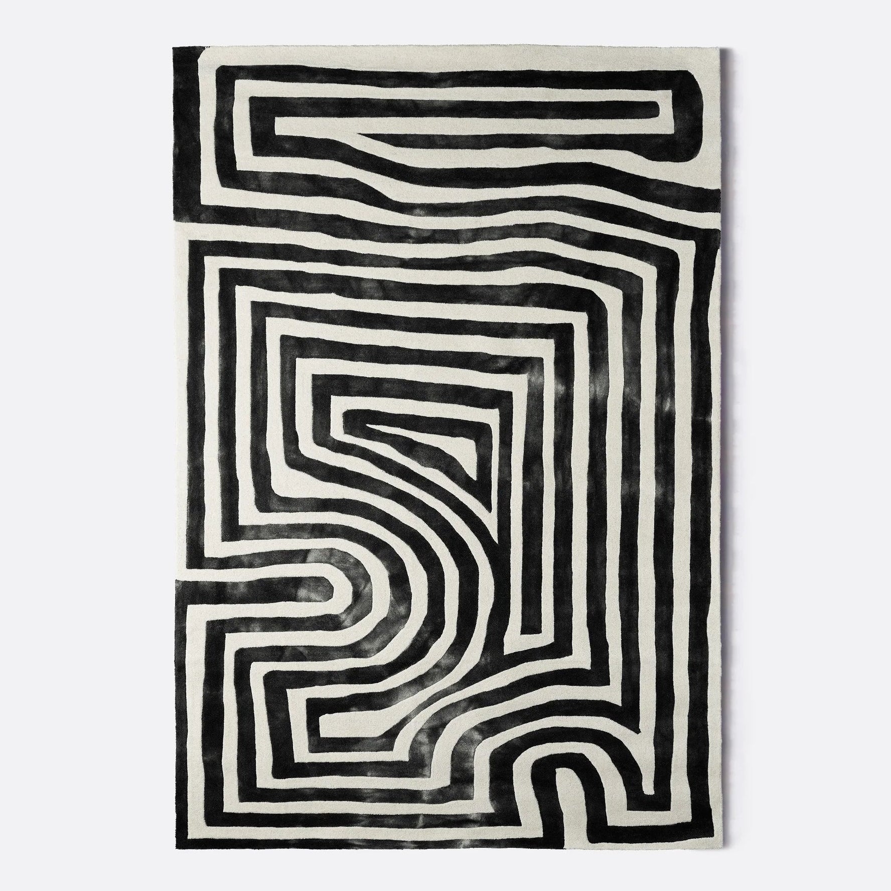 Dusty_Deco_Psychedelic_Labyrinth_Charcoal_Rug
