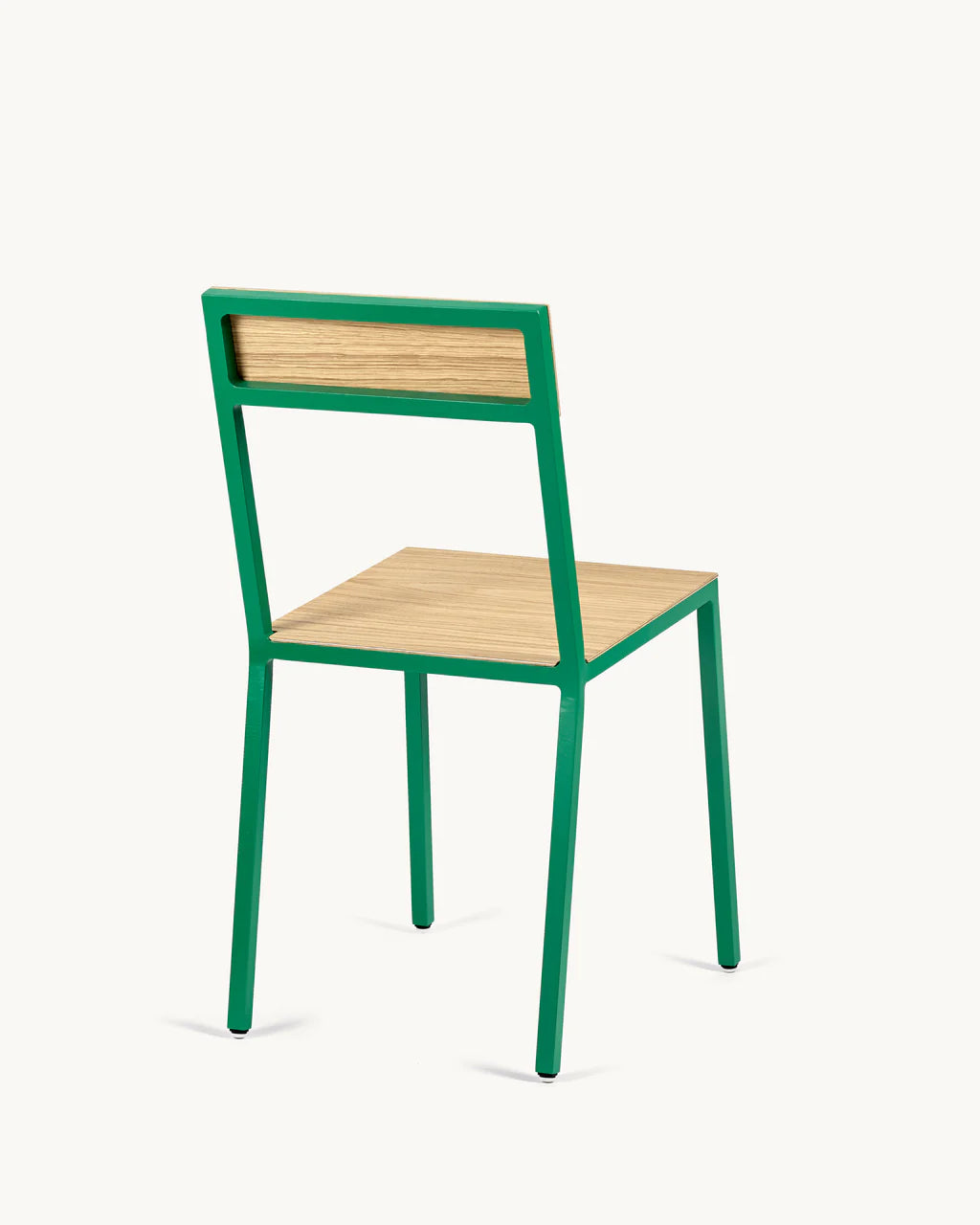 Valerie Alu Chair Wood Green Frame