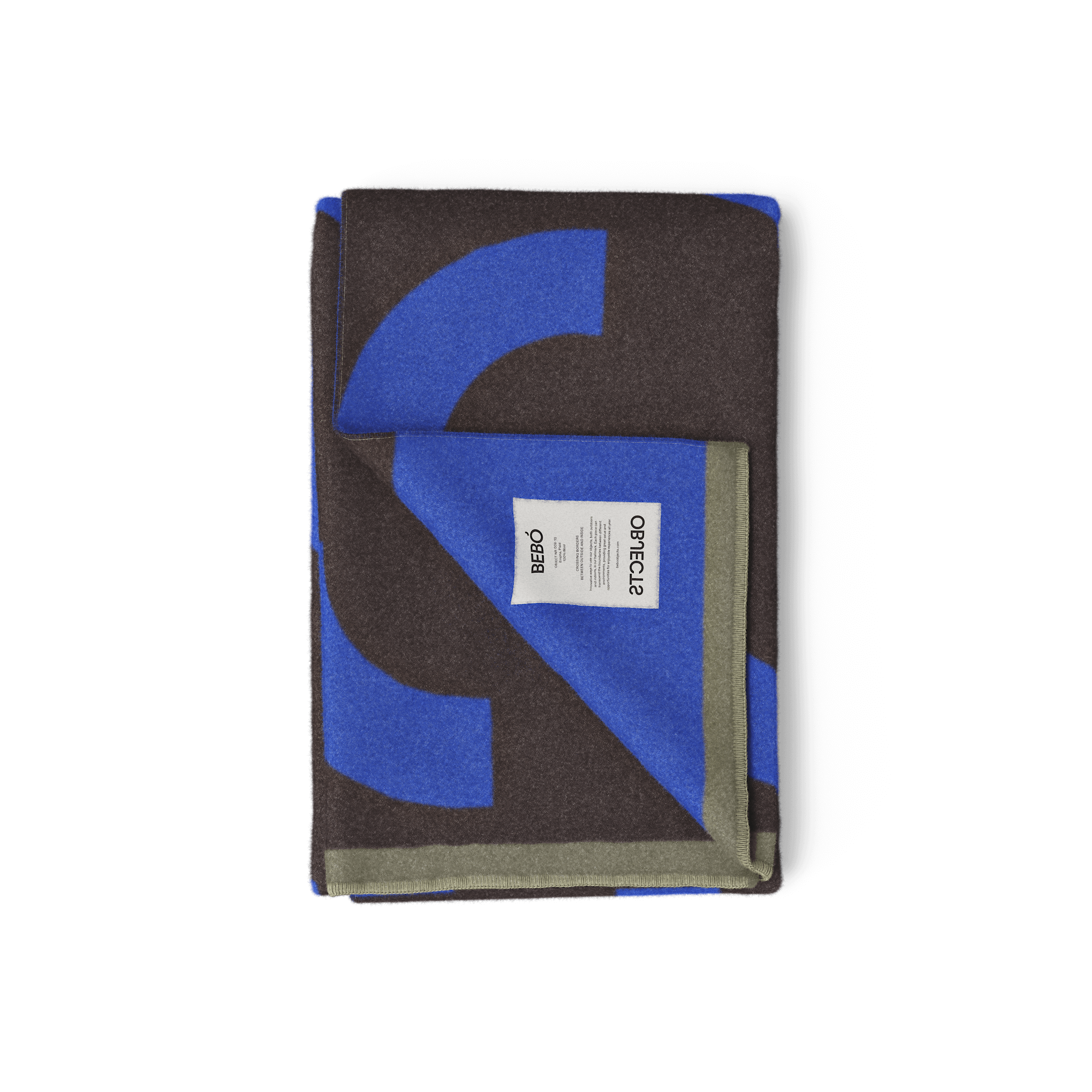 Bebo Objects Empha Pläd wollen plaid - gevouwen