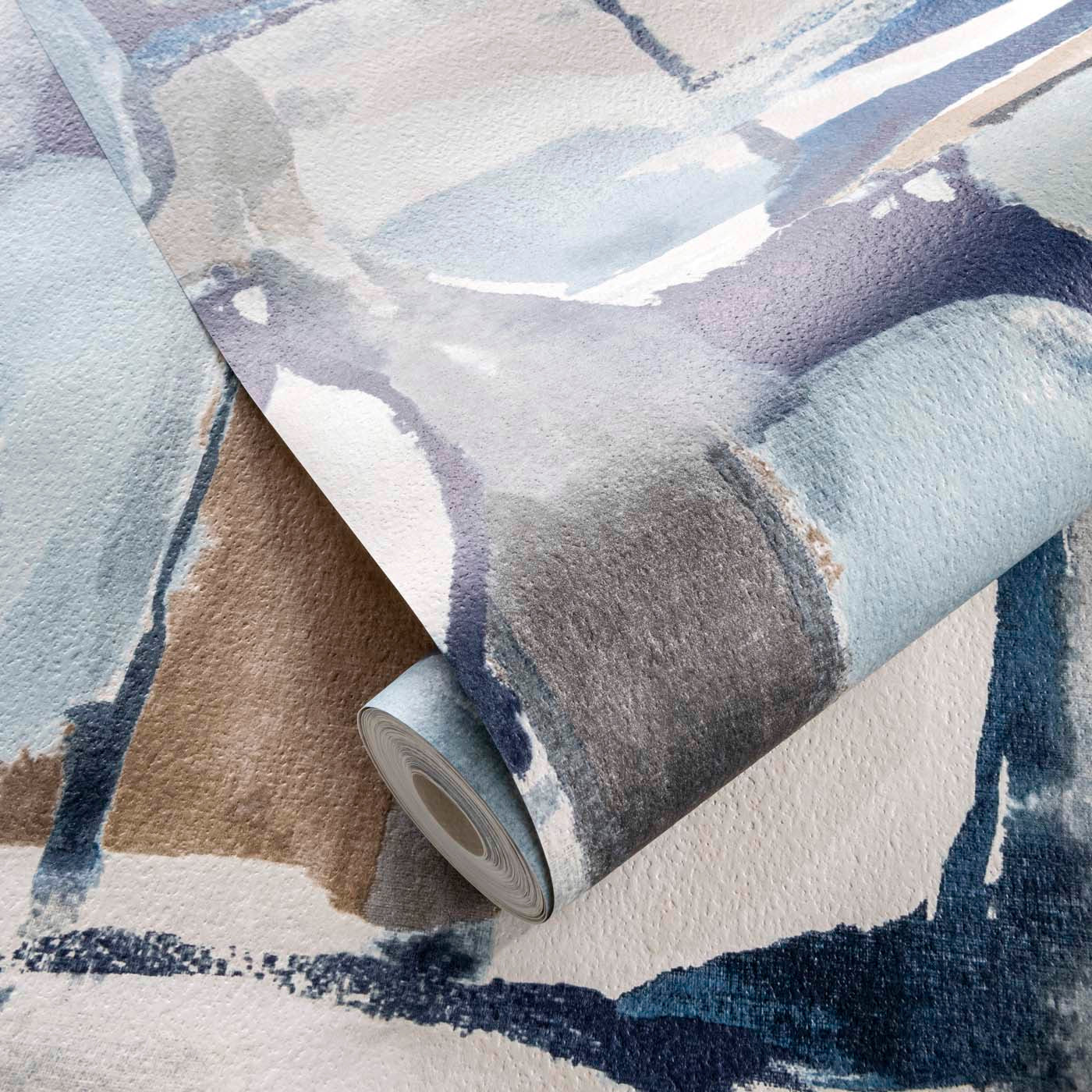 Clarke & Clarke behang Figura Denim/Linen W0180/01