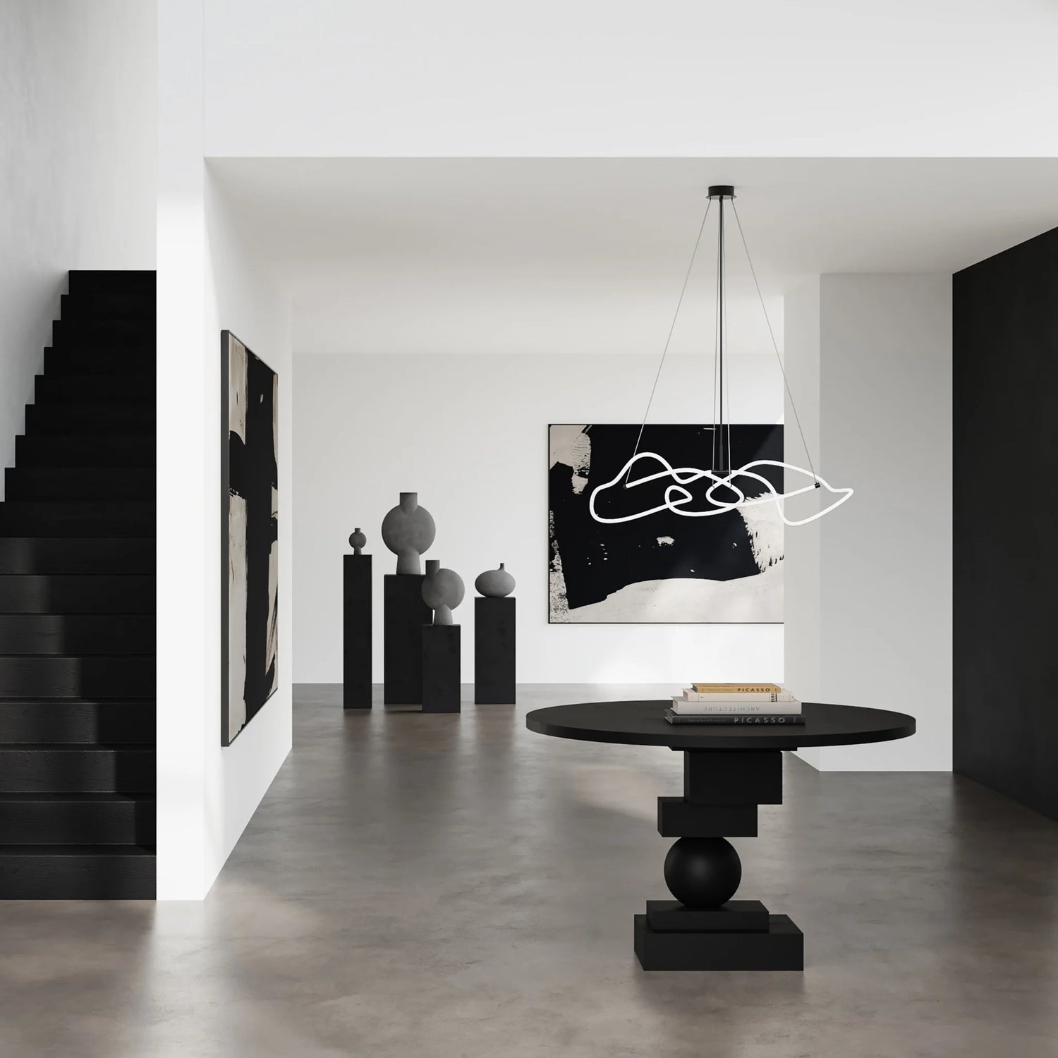 101 Copenhagen Ghost Chandelier, Mini - Neon