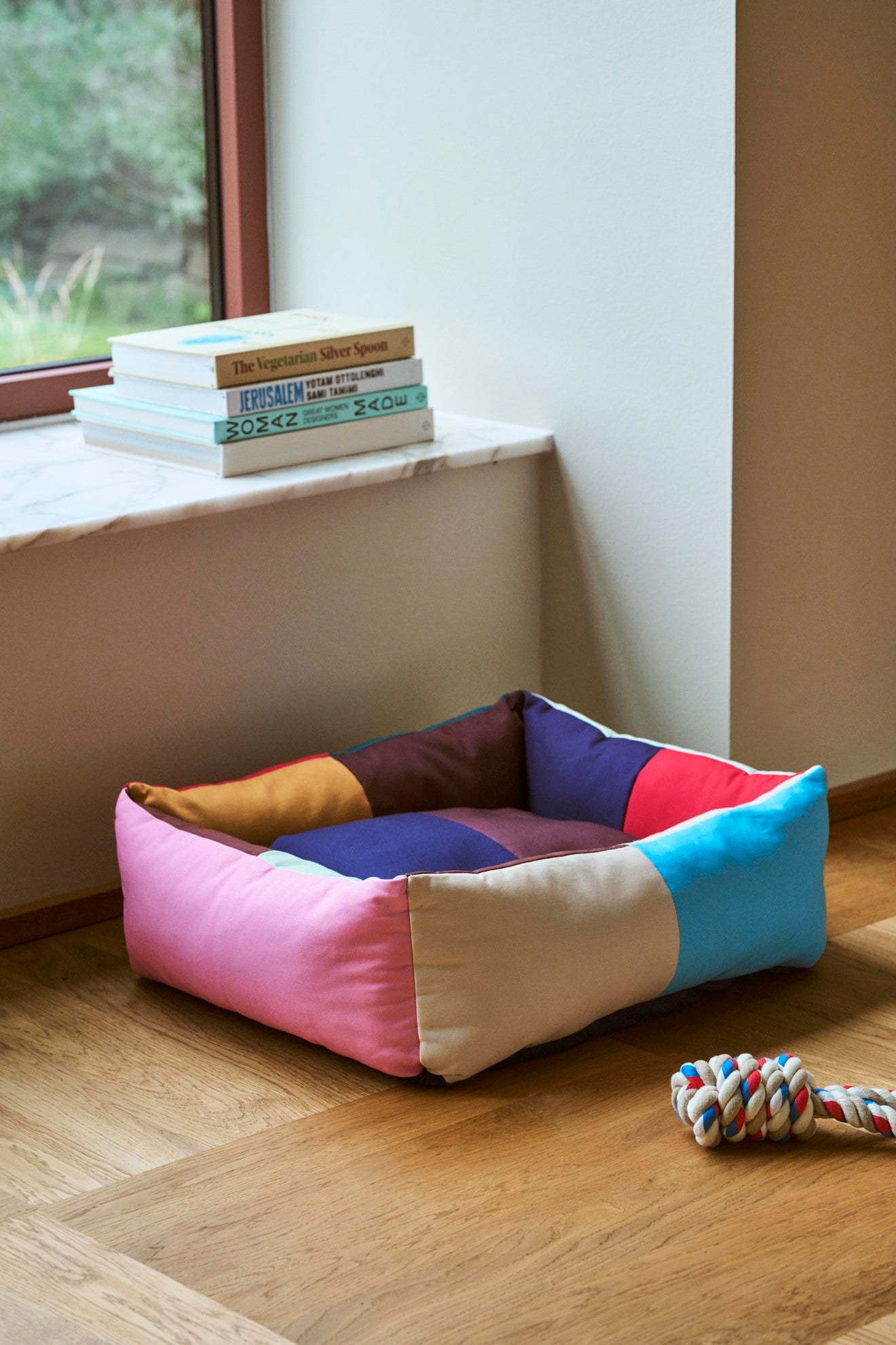 Hay dogs bed
