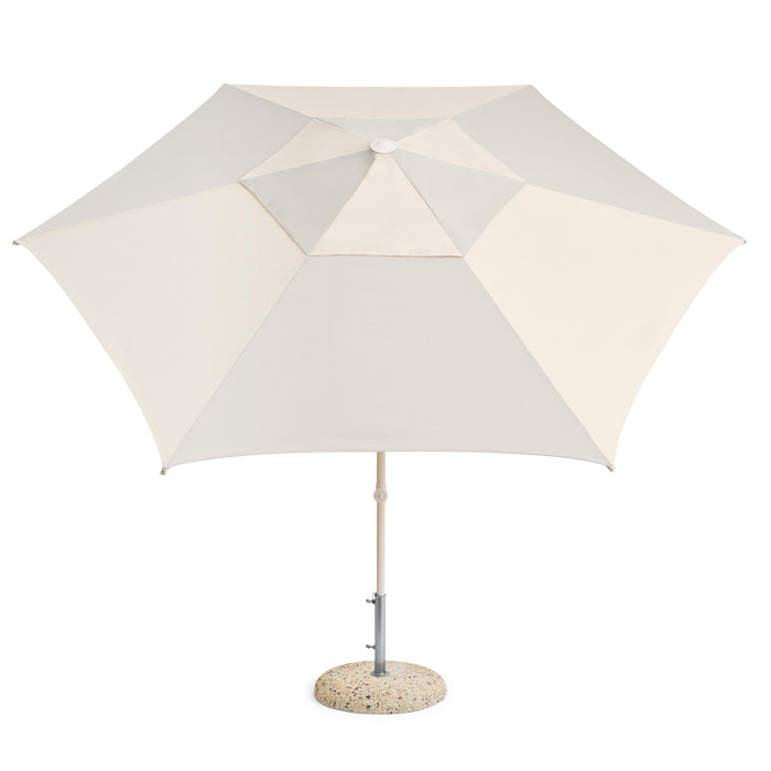Hay Terrazza Parasol Hexagon Off White Grey
