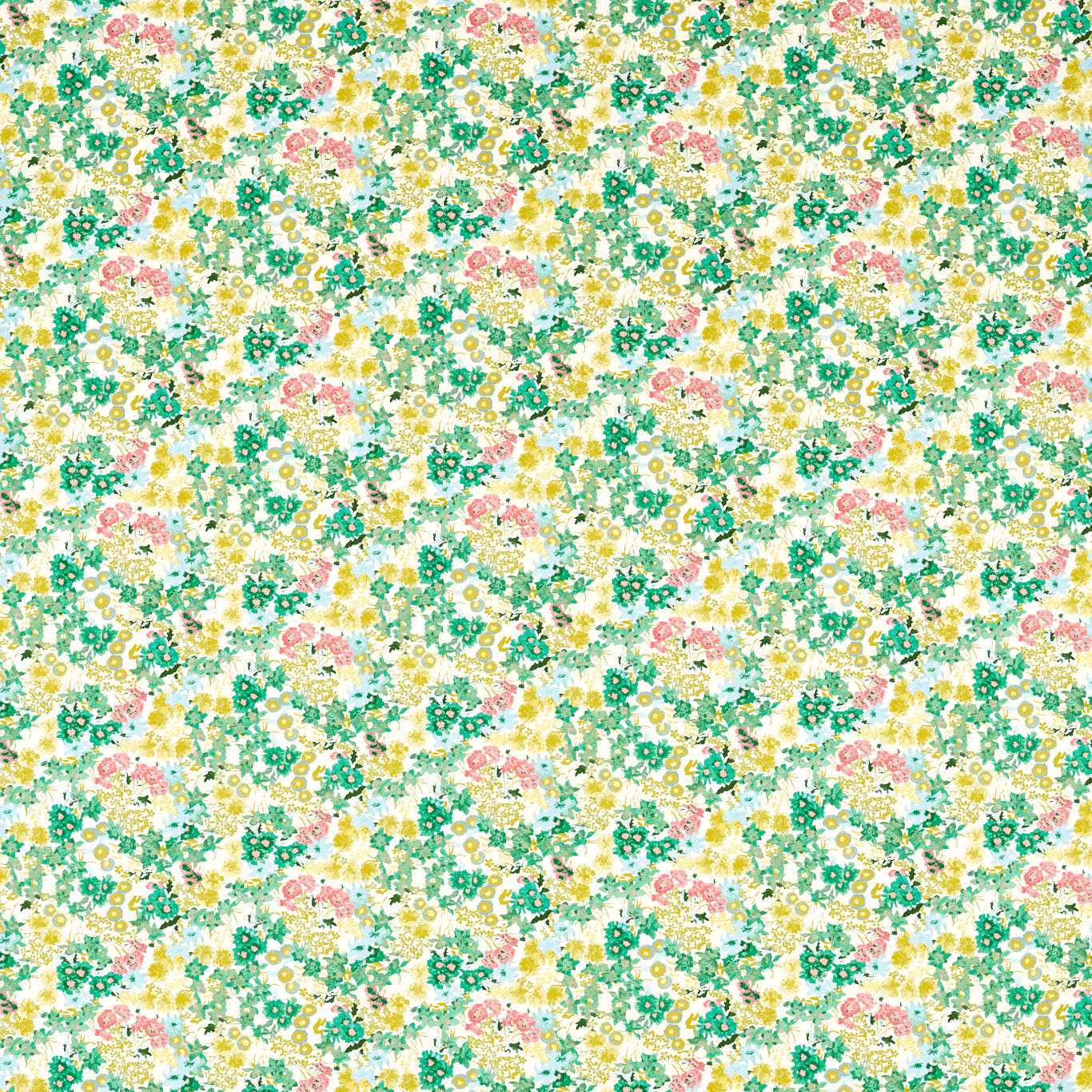 Harlequin stof Wildflower Meadow Rose/Emerald/Peridot 121185