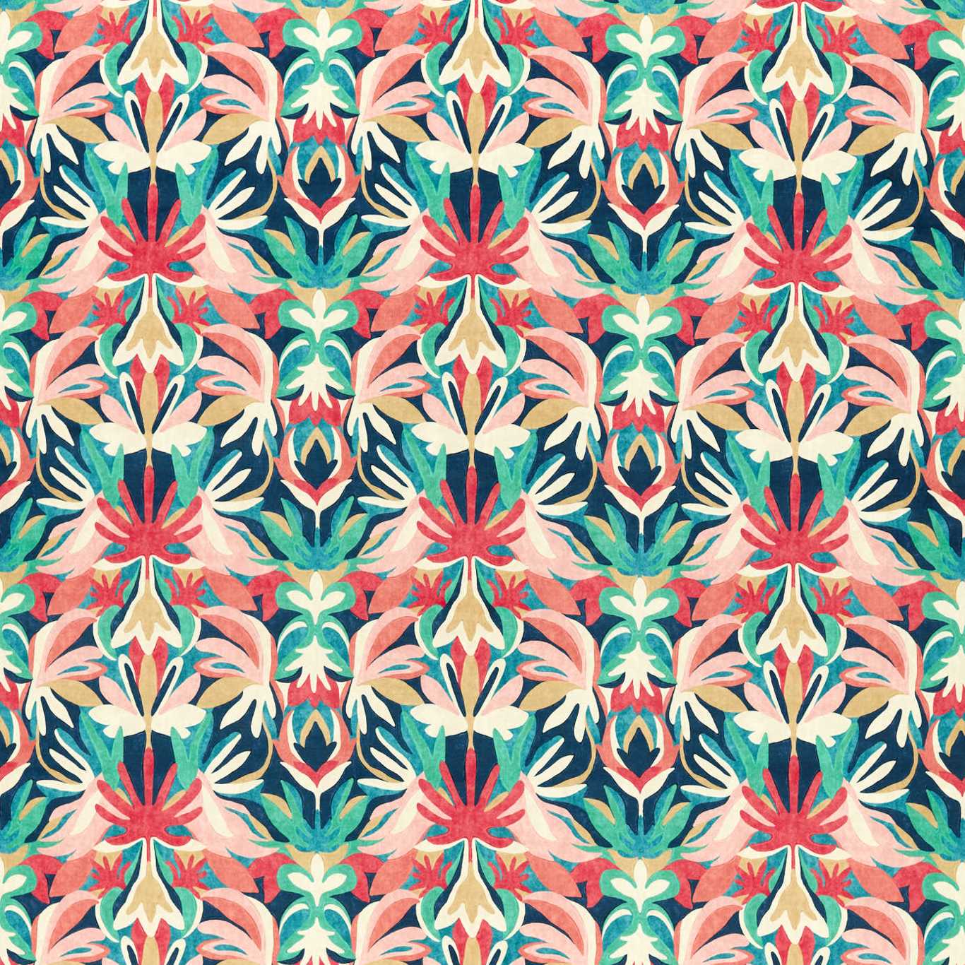 Harlequin stof Melora Brazilian Rosewood/Ink/Amazonia 120997