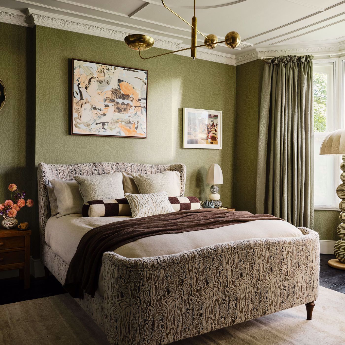 Harlequin stof Marble Tapestry Atlantic 134221