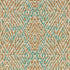 Harlequin behang Hansha in de kleur Paprika/Teal 113213