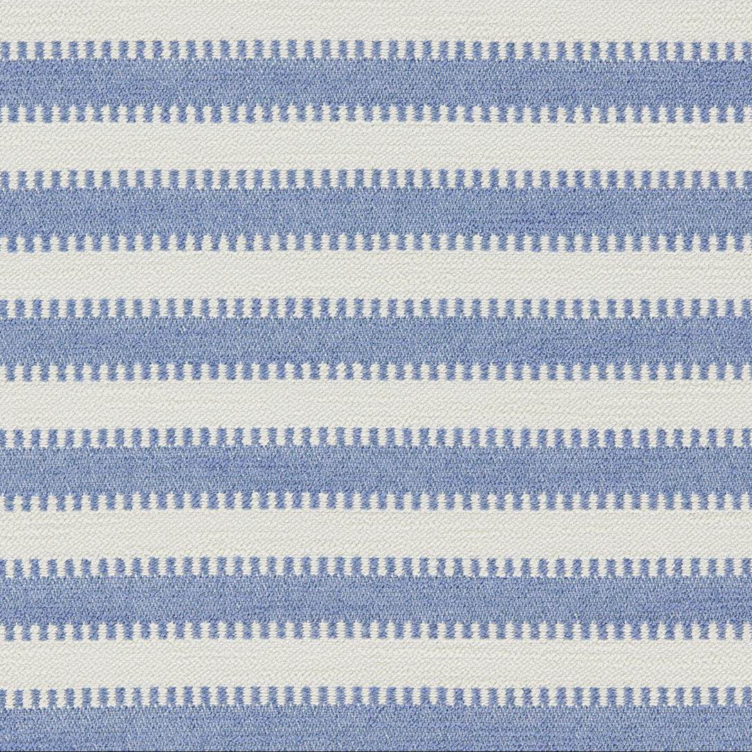 Harlequin indoor outdoor fabric Ocala Stripe - Iris/Chalk 134522