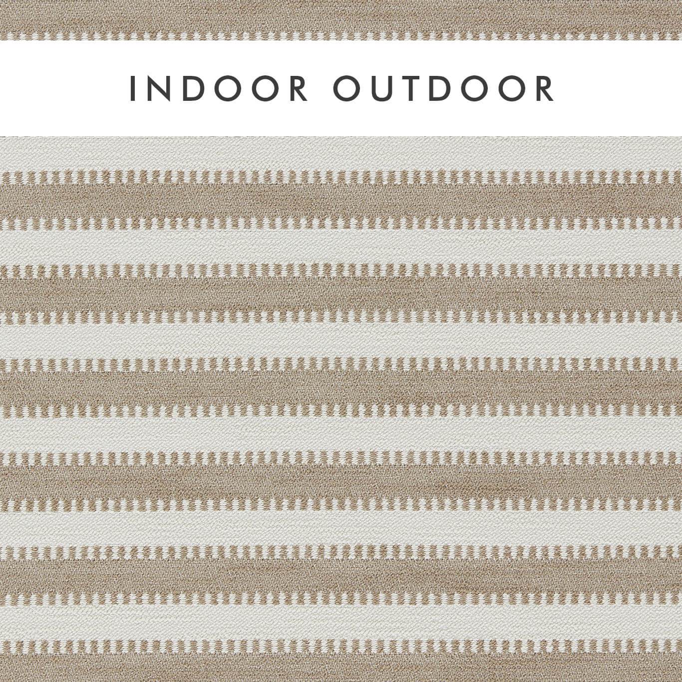 Harlequin indoor outdoor stof Ocala Stripe in de kleur Taupe/Chalk 134525