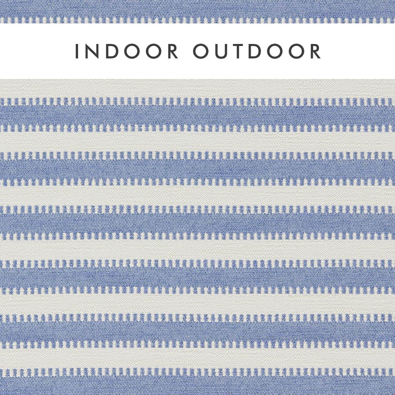 Harlequin indoor outdoor stof Ocala Stripe in de kleur Iris/Chalk 134522
