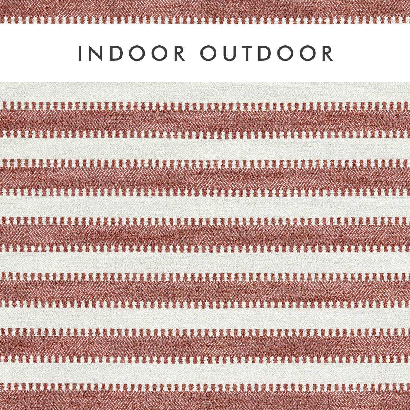 Harlequin stof Ocala Stripe-Rust Chalk 134529 voor in- en outdoor gebruik