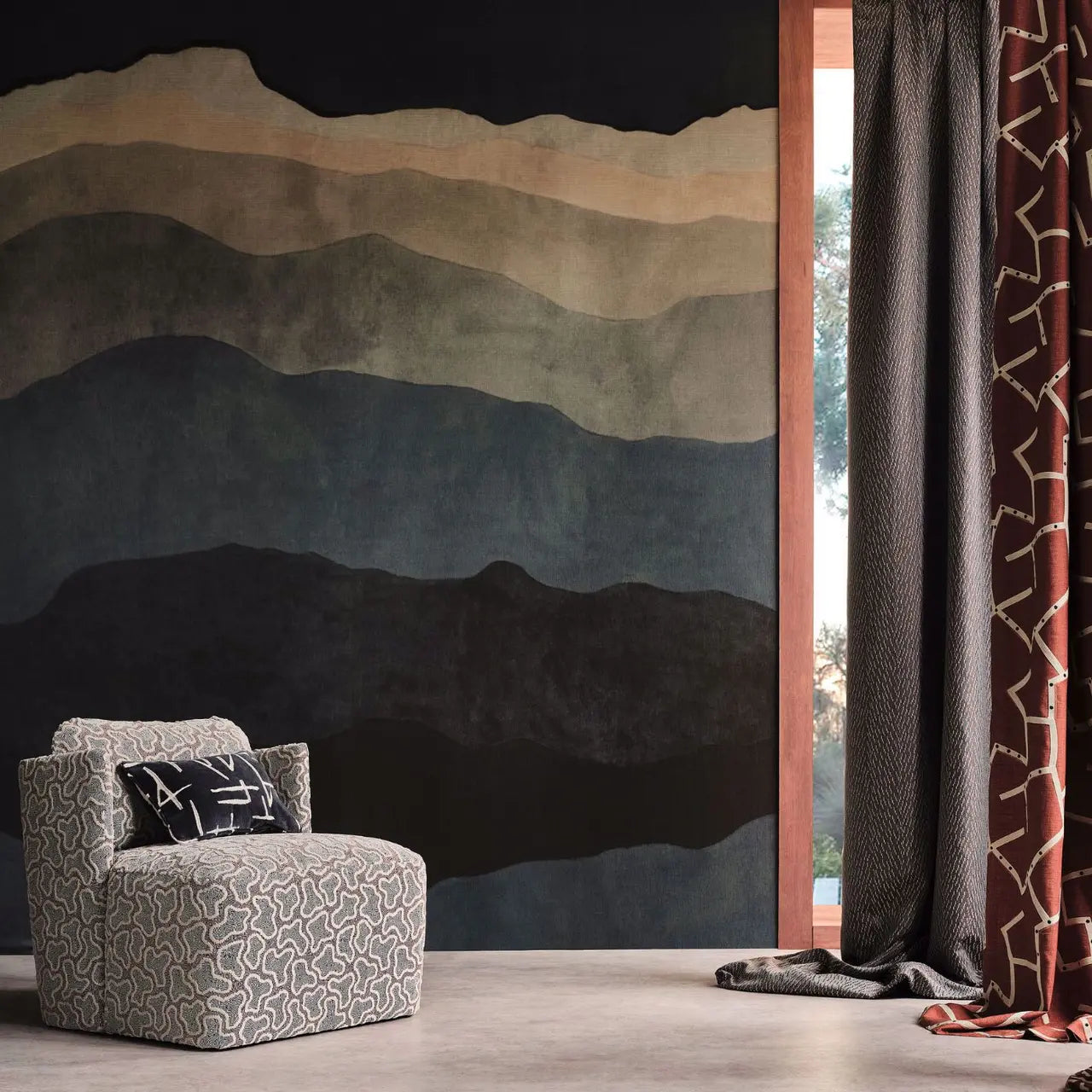 Harlequin behang Sedimentary Midnight HDMW113327