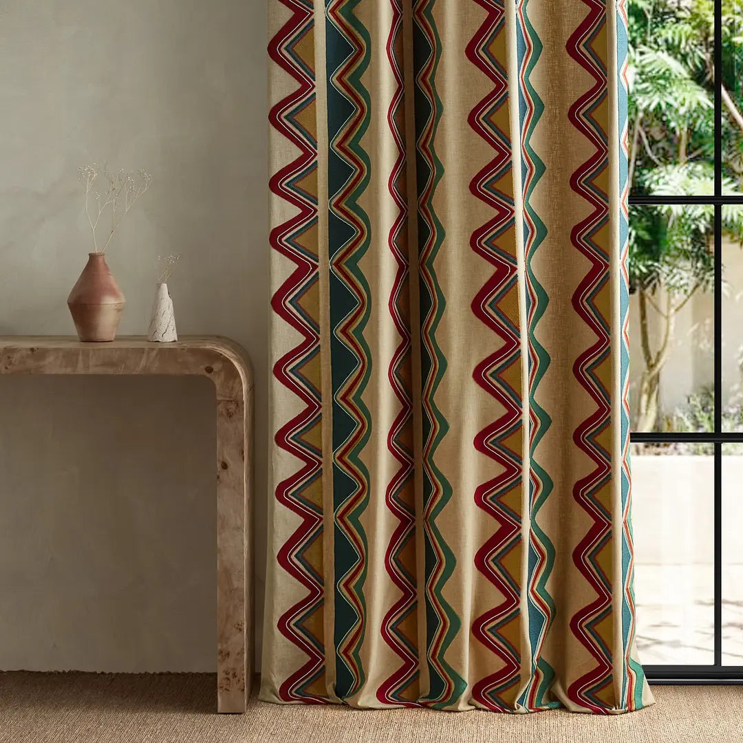 Harlequin stof Kaleido Scarlet/Midnight HFUF134793
