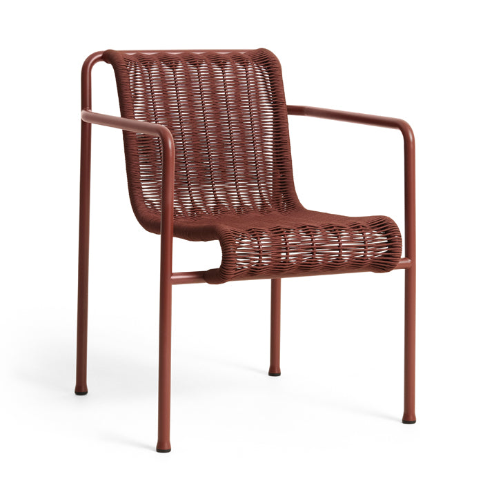 Hay Palissade Cord stoel in de kleur Iron Red