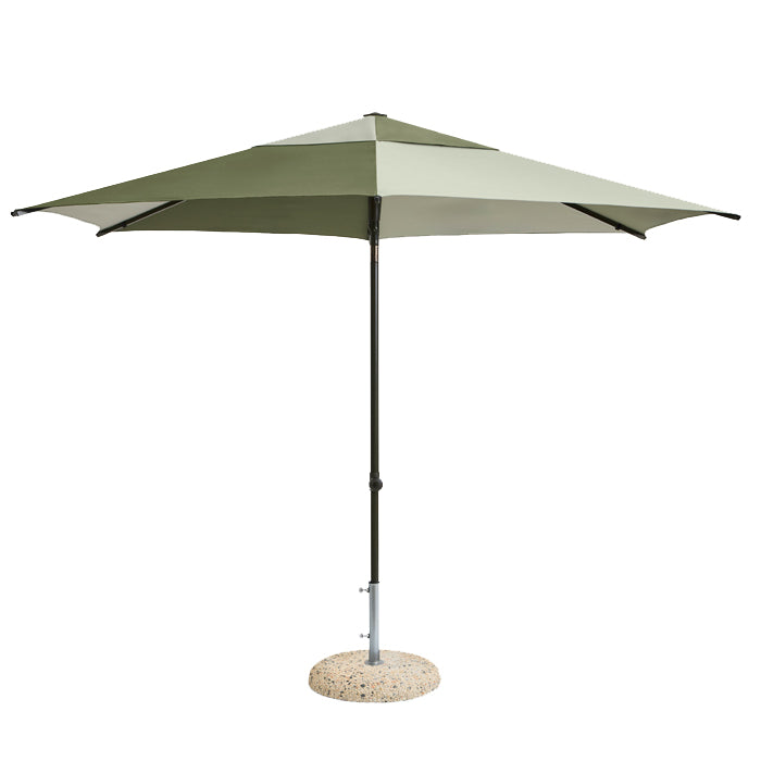 Hay Terrazza Parasol Hexagon Green Deep Green