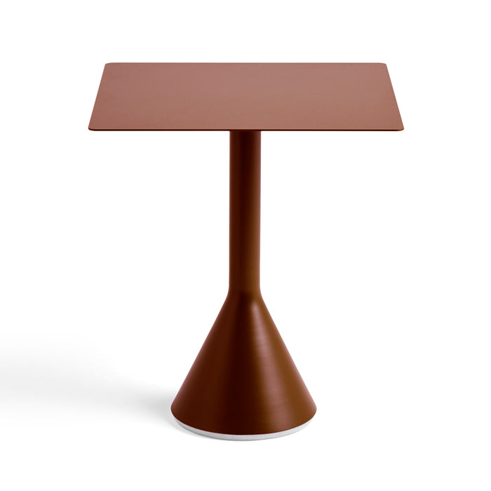 Hay Palissade Cone table square in de kleur Iron Red