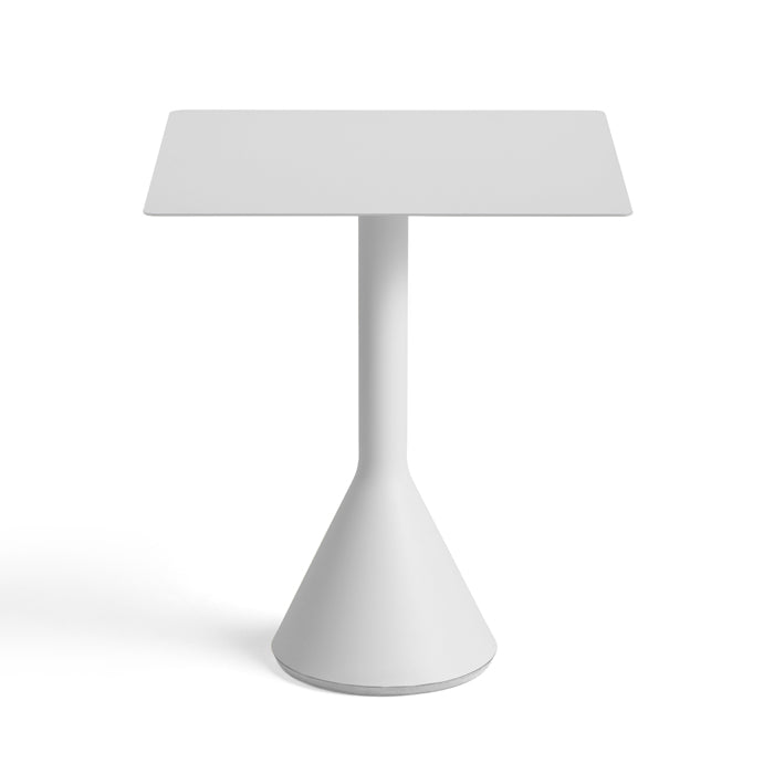 Hay Palissade Cone table square in de kleur Sky Grey