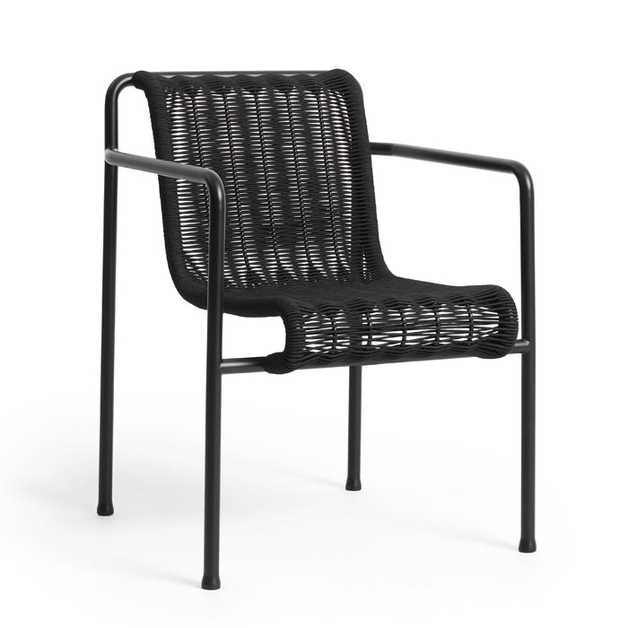 Hay Palissade Cord stoel in de kleur Anthracite
