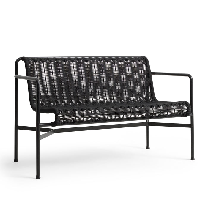 Hay Palissade Cord eetbank outdoor in de kleur antraciet