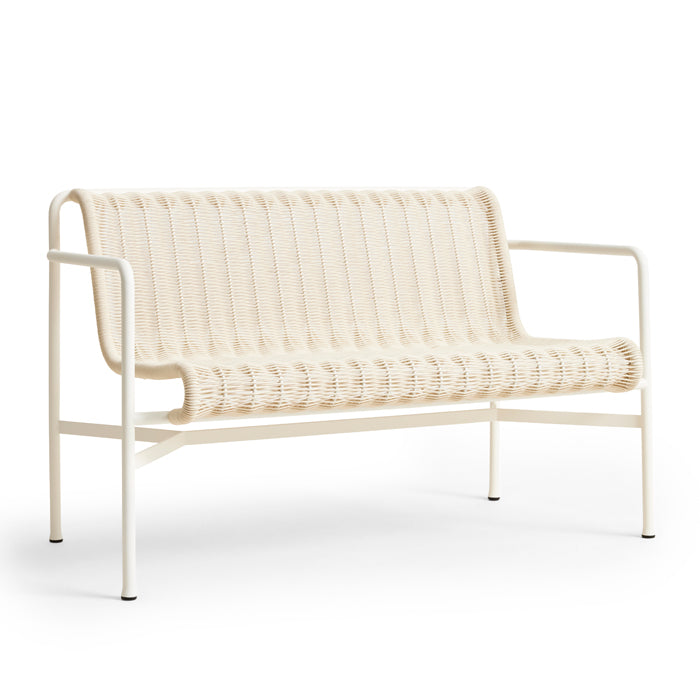 Hay Palissade Cord eetbank outdoor in de kleur Cream White