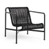 Hay Palissade Cord lounge chair laag in de kleur antraciet