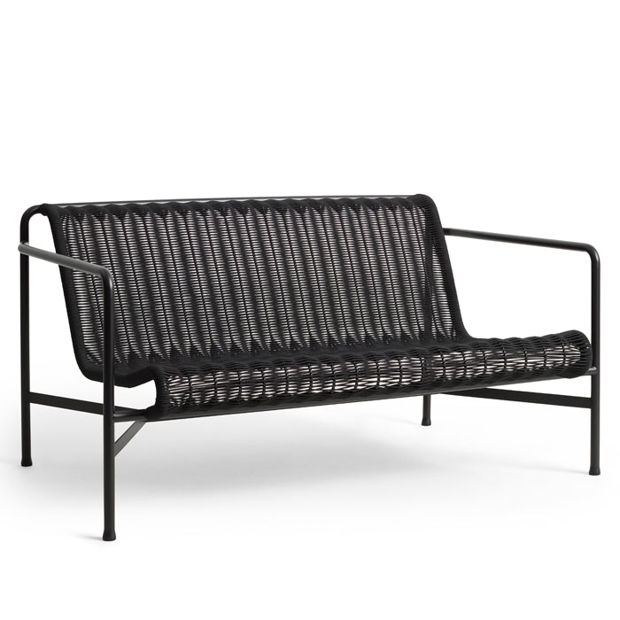 Hay Palissade Cord lounge bank in de kleur antraciet