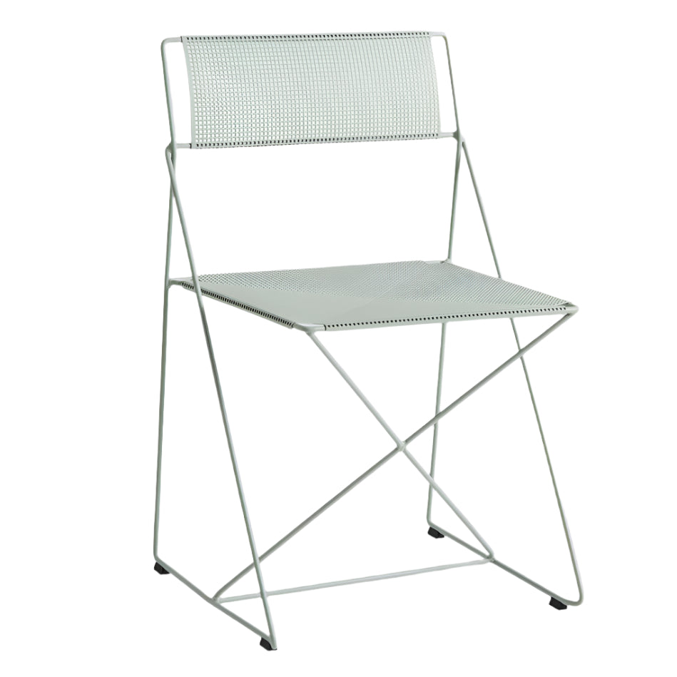 Hay X-Line chair Pale Linden gepoedercoat stalen zitting en onderstel