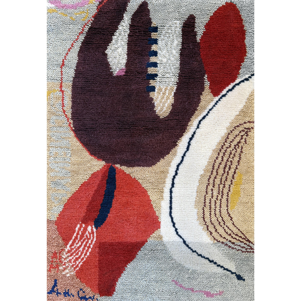 Layered Heather Chontos wool Collage vloerkleed