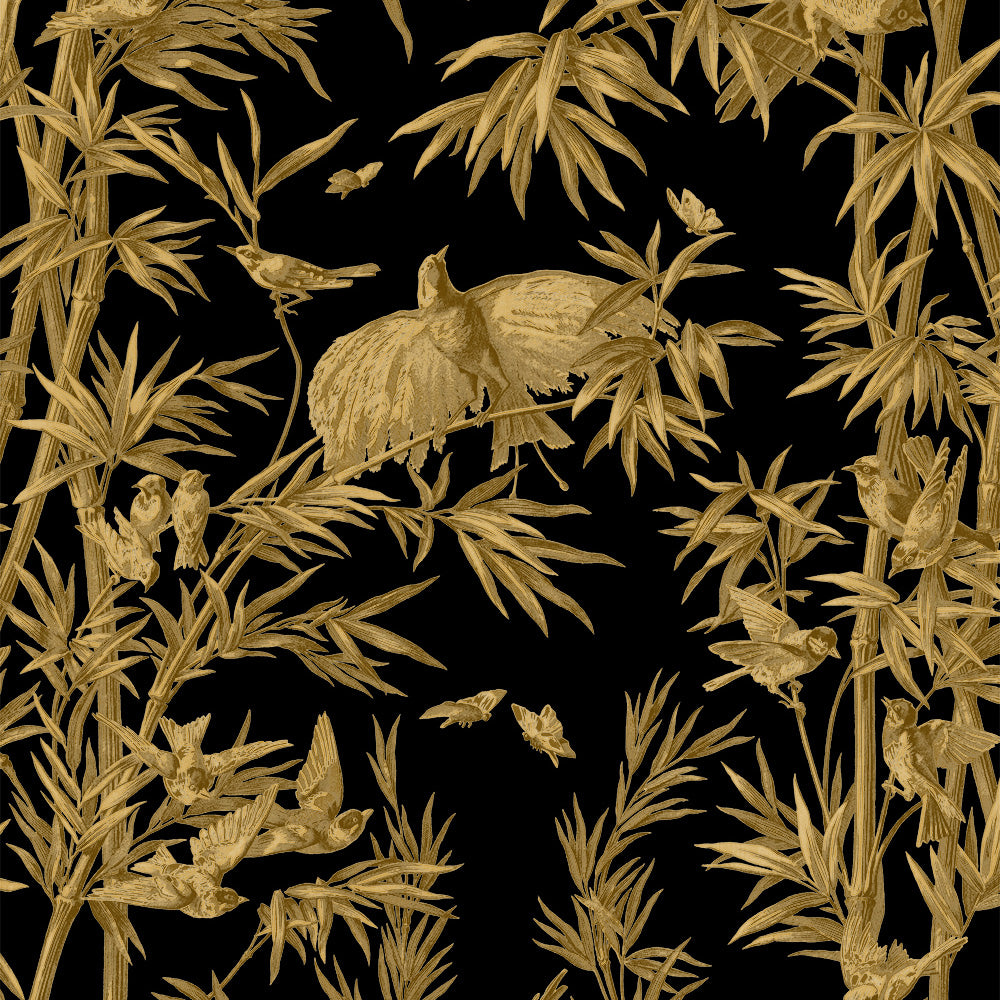 Ivy House behang Ludaix Toile Black/Brown IHW0030