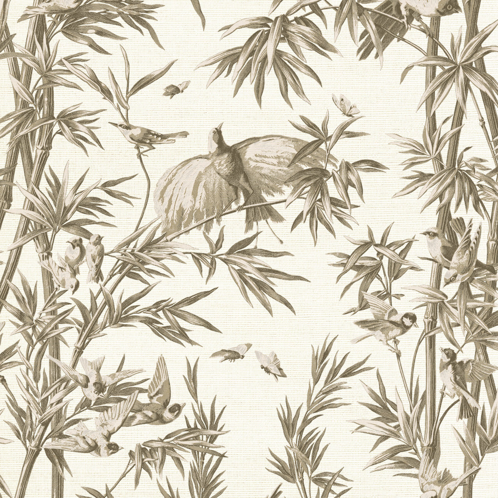Ivy House behang Ludaix Toile Taupe IHW0058