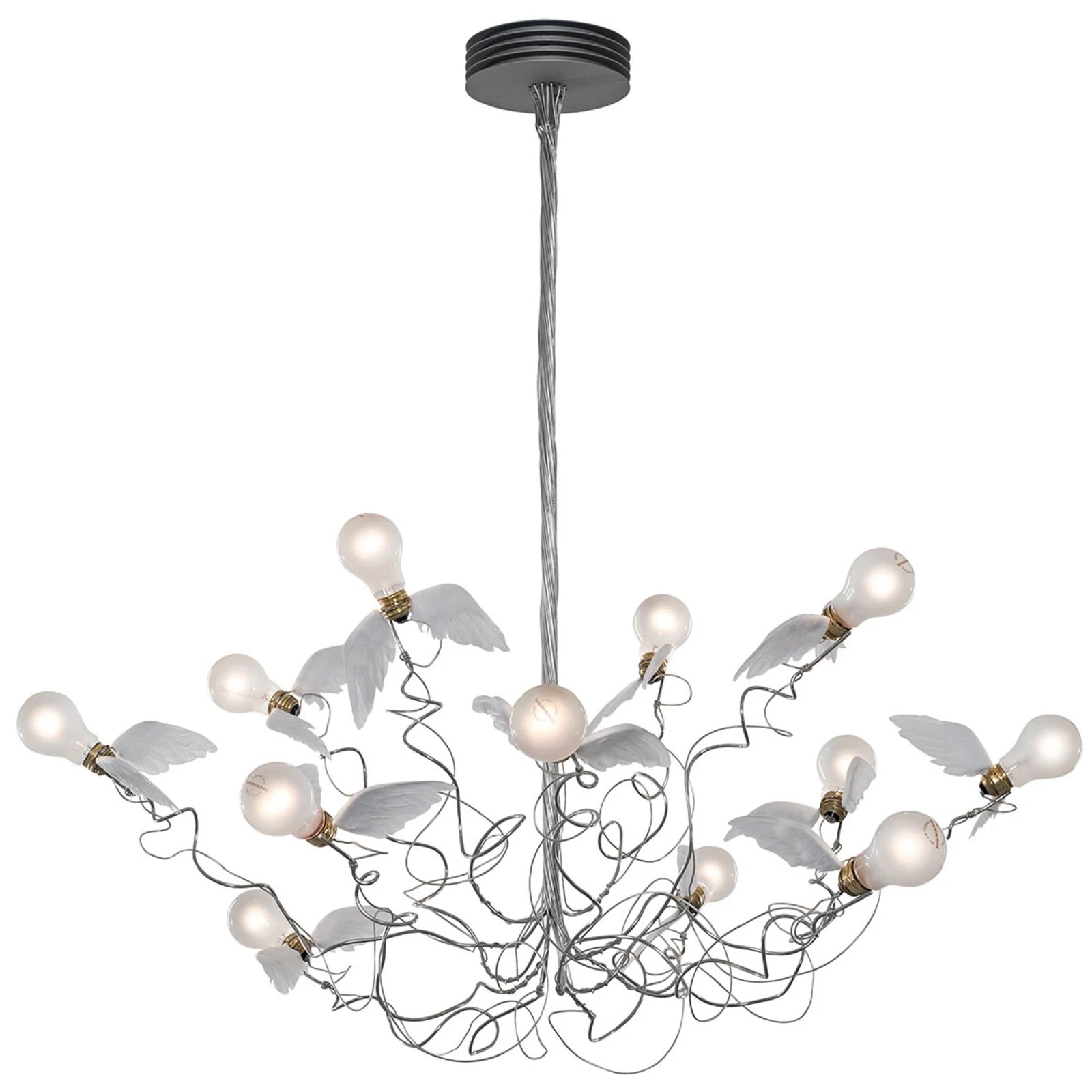 Ingo Maurer hanglamp Birdie transparant