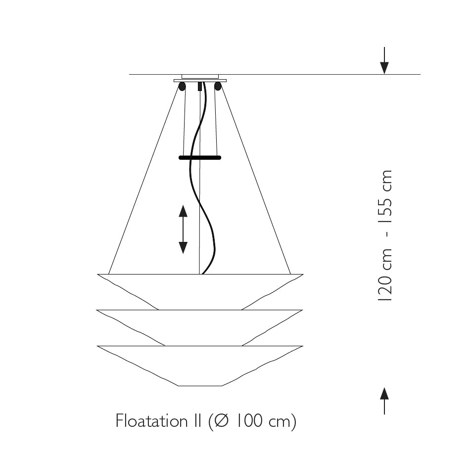 Ingo Maurer Floatation hanglamp