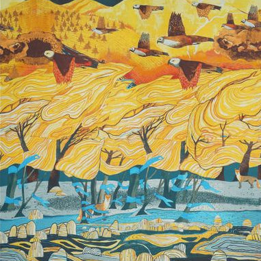 Jim Thompson stof Wild Winds JT014025001 set van 2 panelen