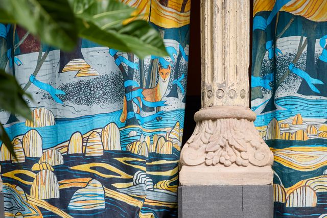 Jim Thompson stof Wild Winds JT014025001 set van 2 panelen