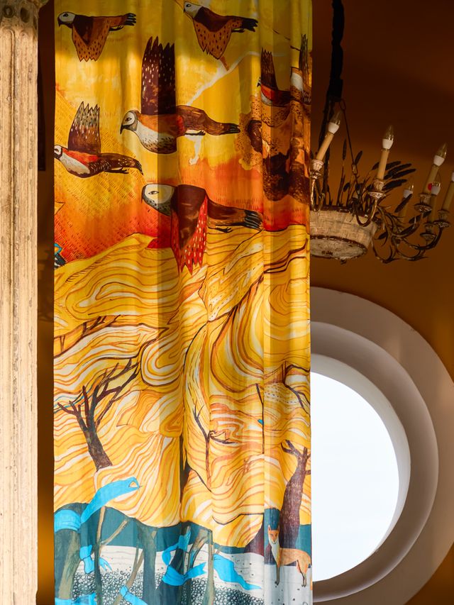 Jim Thompson stof Wild Winds JT014025001 set van 2 panelen