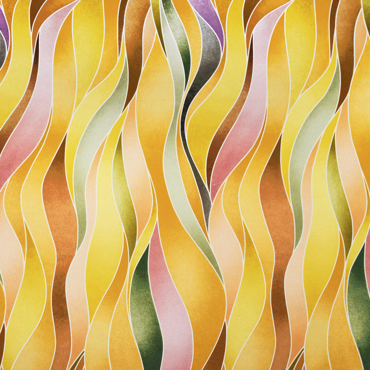 Karin Sajo stof Agitation KS 207 - Solaire