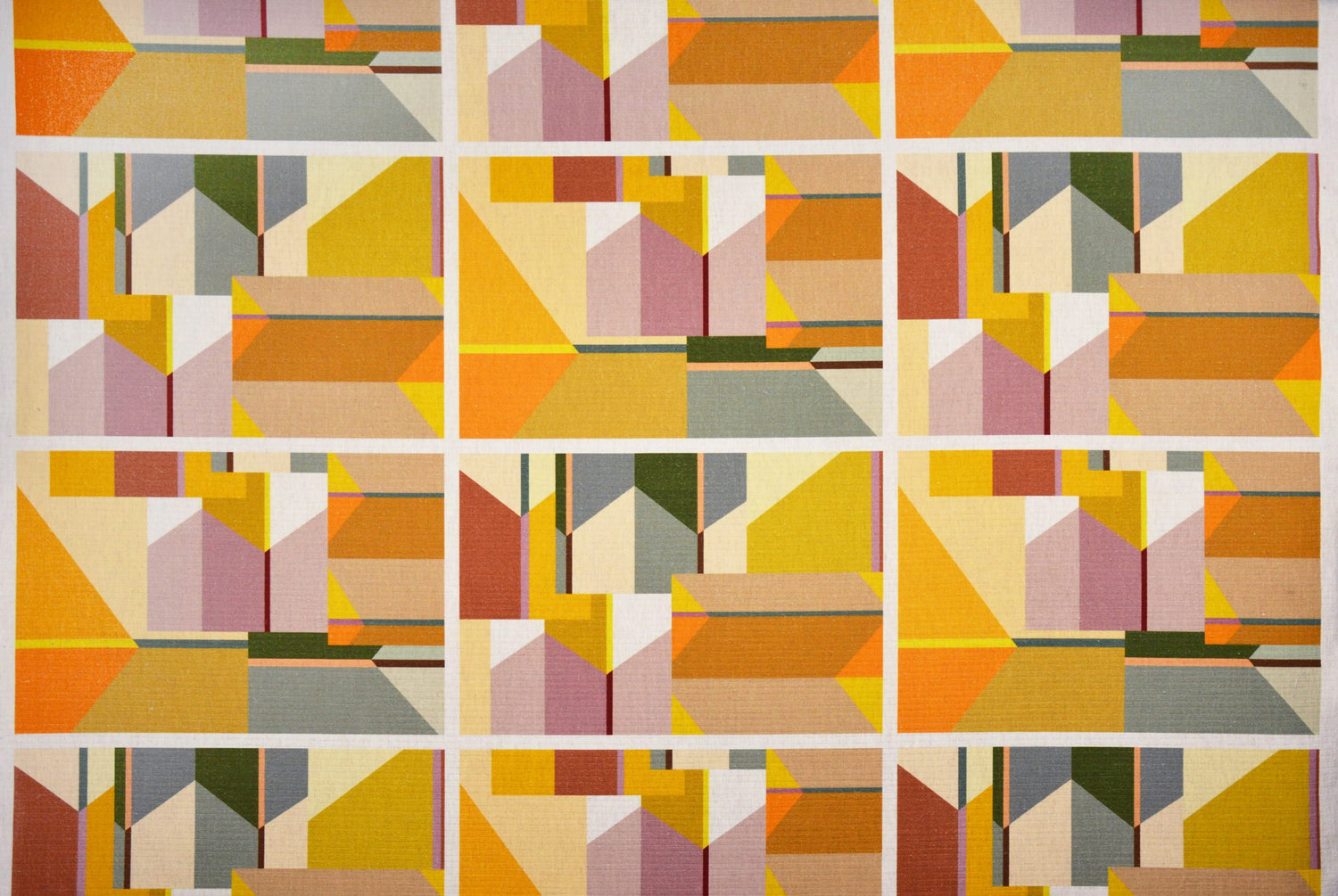 Karin Sajo stof figures libris KS 209 - Jaunes