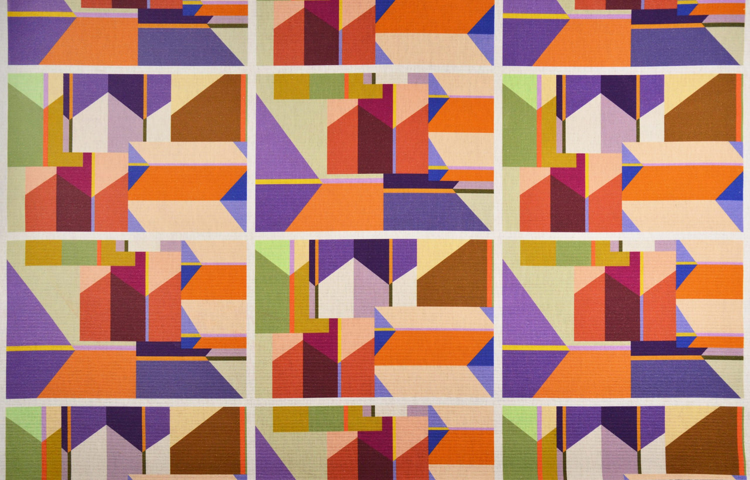 Karin Sajo stof figures libris KS 209 - Violets