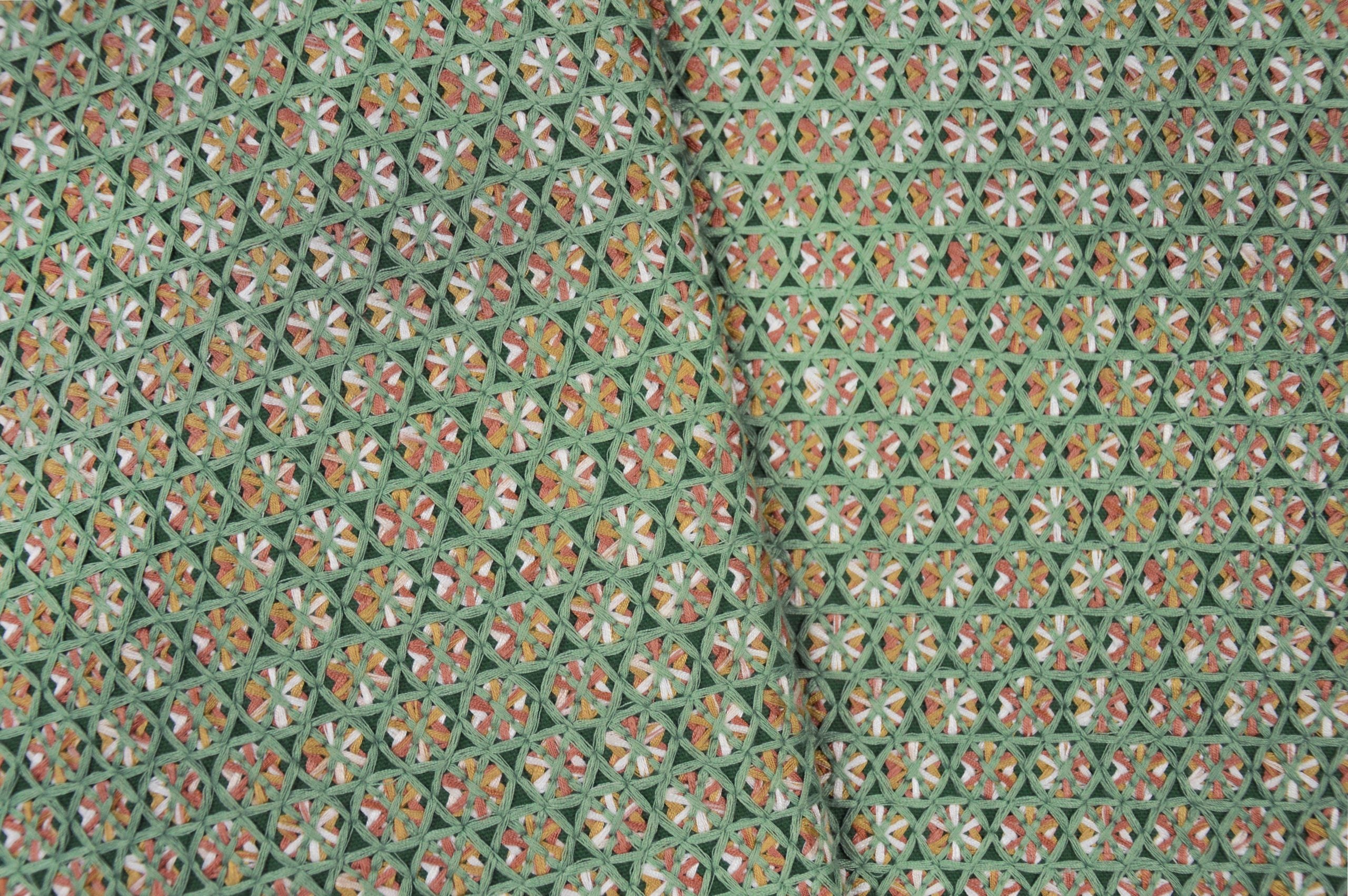 Karin Sajo stof Alvéoles KS 212 - Menthe Poivrée