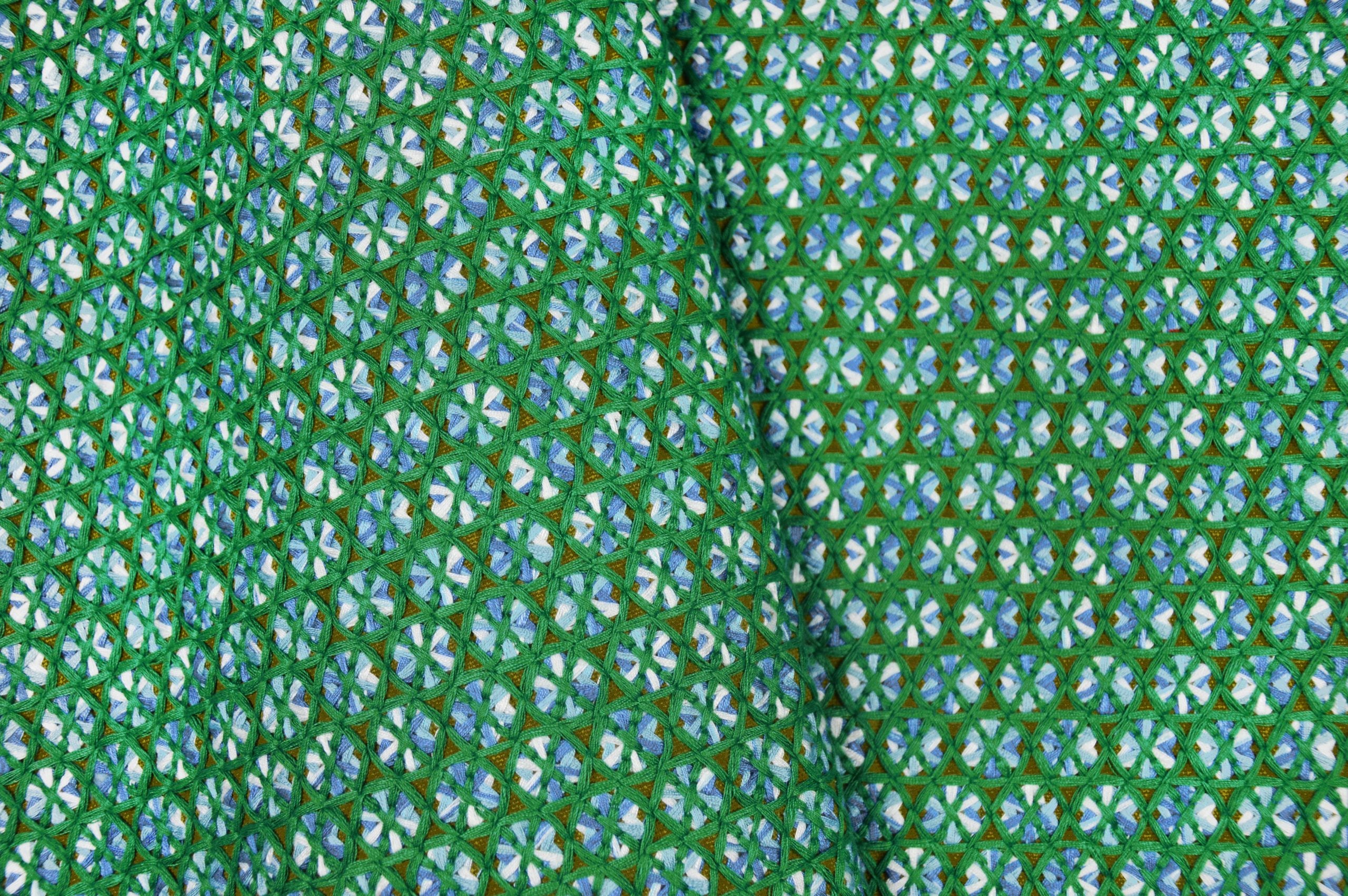 Karin Sajo stof Alvéoles KS 212 - Vert Pastel