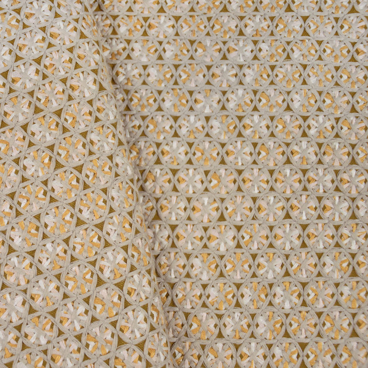 Karin Sajo stof Alvéoles KS 212 - Blanc Miel