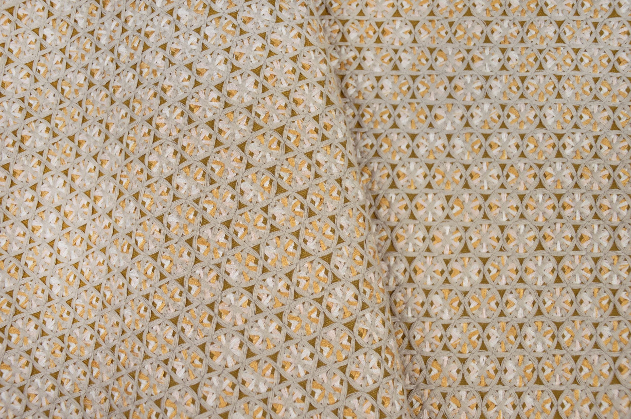 Karin Sajo stof Alvéoles KS 212 - Blanc Miel