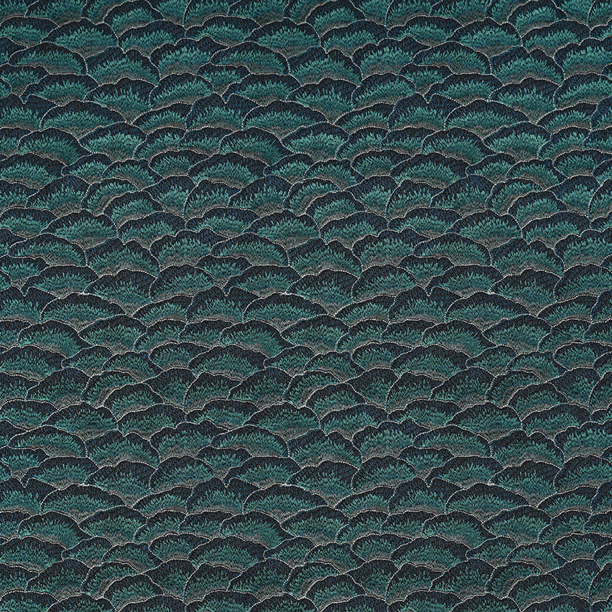 Karin Sajo stof Corolles KS 215 - Blue Dragon